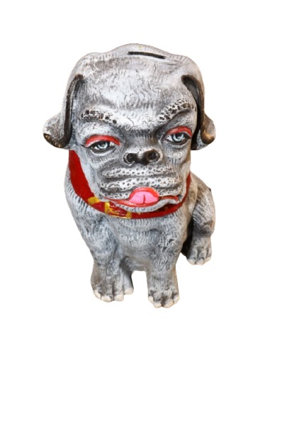 Premium Handcrafted Terracotta Dog Gulak (Animal Shaped Coin Bank)